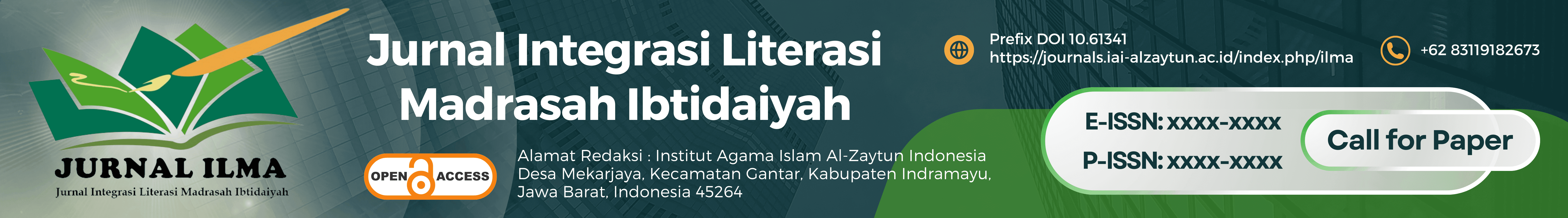 ILMA: Jurnal Integrasi Literasi Madrasah Ibtidaiyah